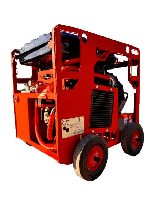 Маслостанция бензиновая GT-35HP-45/300 для сваескусывателя CASTOR