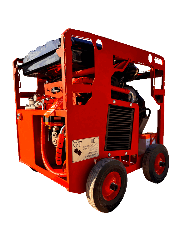 Маслостанция бензиновая GT-35HP-45/300 для сваескусывателя CASTOR